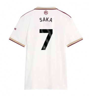 Arsenal Bukayo Saka #7 Tredjetrøje Dame 2025-26 Kortærmet